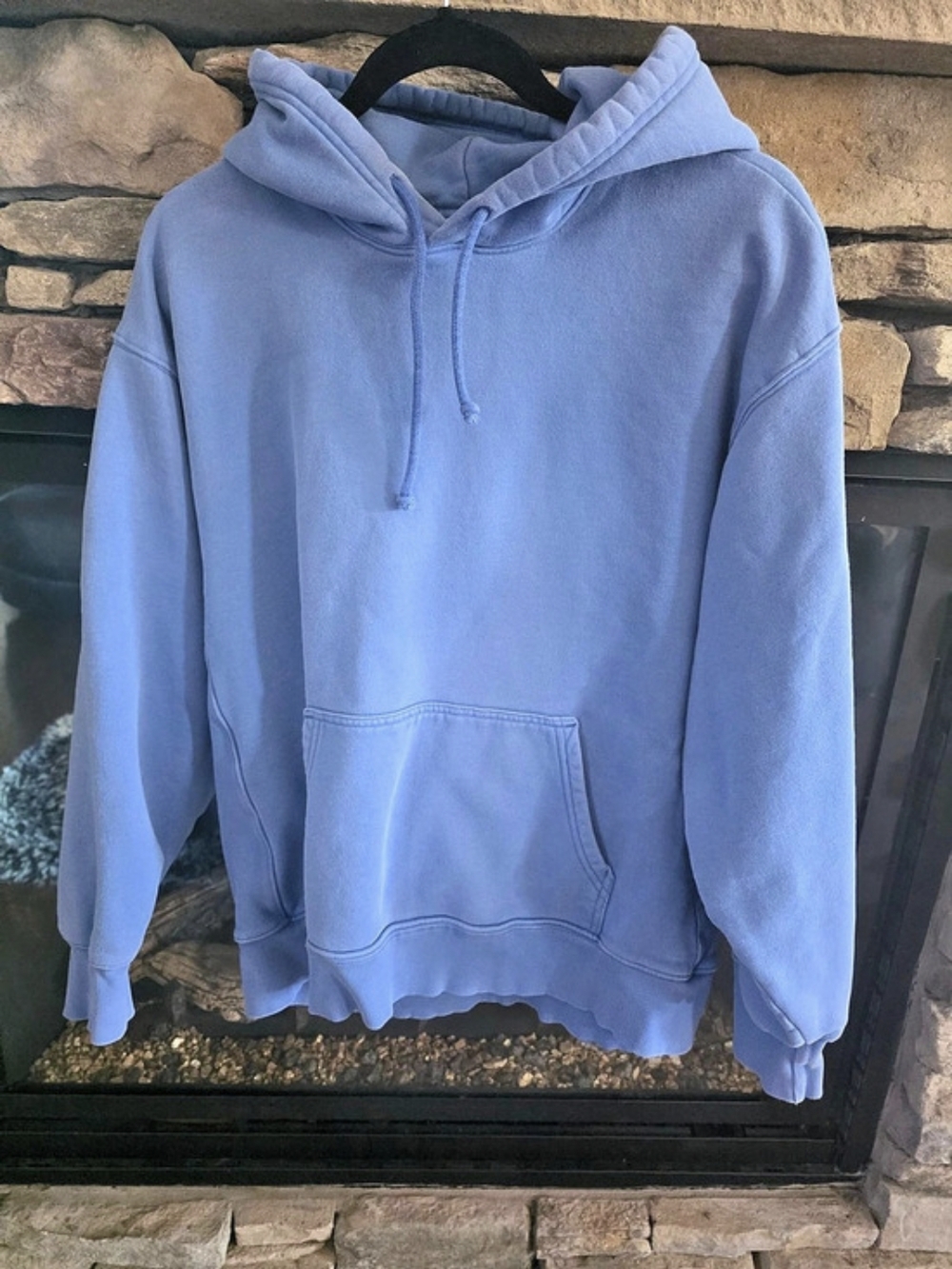 The Cozy Boyfriend Blue Pullover Hoodie Size Medium